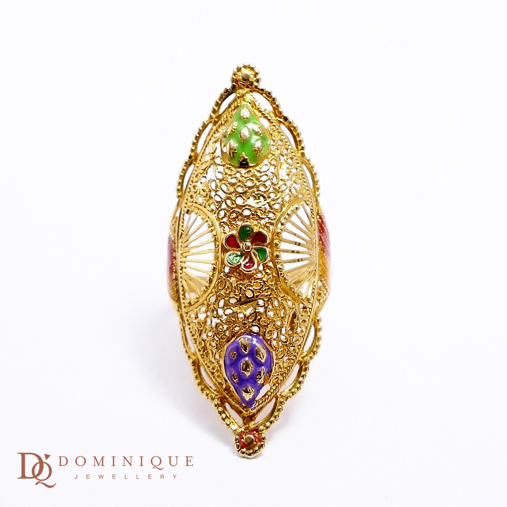 

Dominique Jewellery-Cincin Dubai Standar Internasional 91,6% DQC 2359