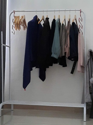 Gantungan Baju Double Double Row Windproof Clothes Hanger A732