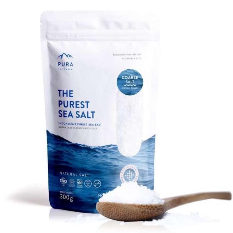 Pura purest sea salt 300gr-Garam laut natural