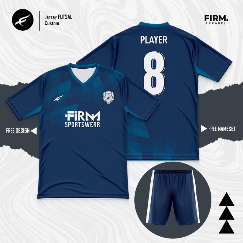 JERSEY FUTSAL TERBARU BAJU FUTSAL/BOLA CUSTOM FREE DESAIN