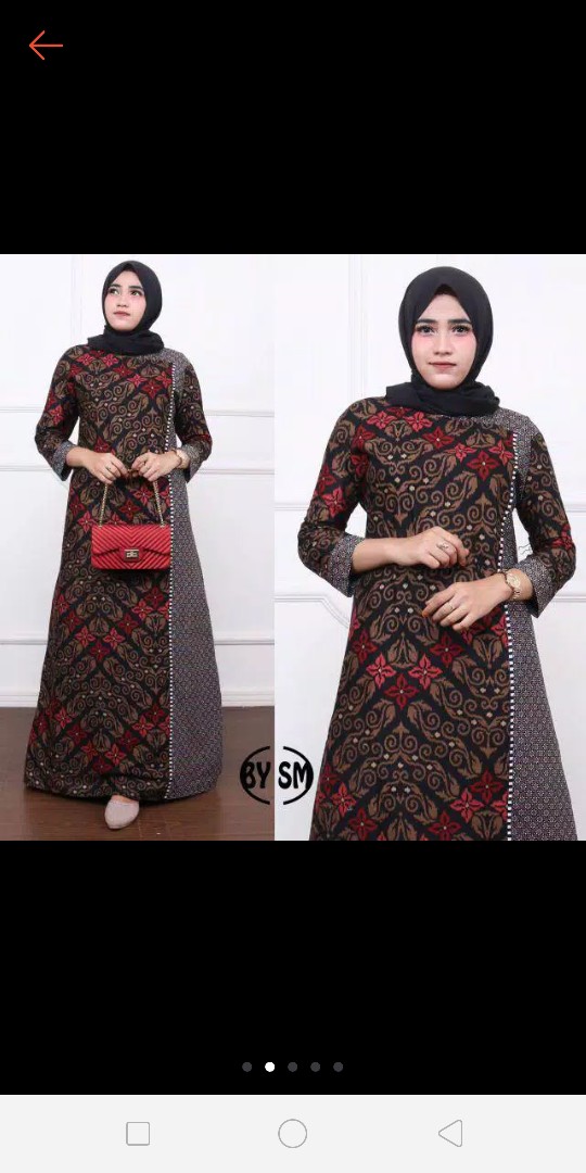 [ Super Jumbo ] Gamis Batik Sekar Wangi Murah Big Size Ld 130cm Batiksolo Batikmodern Fashionmuslim