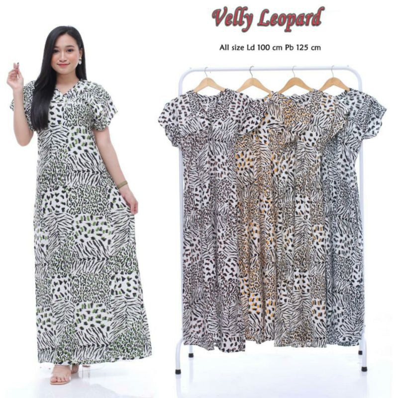 VELLY LEOPARD DASTER KEKINIAN DASTER TERBARU 2020 DASTER WANITA MODERN MOTIF ANEKA BATIK