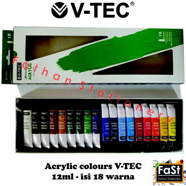 

Promo! Acrylic Colour / Cat Akrilik V-Tec 12Ml Isi 18 Warna (Vt-818/A) Terpercaya
