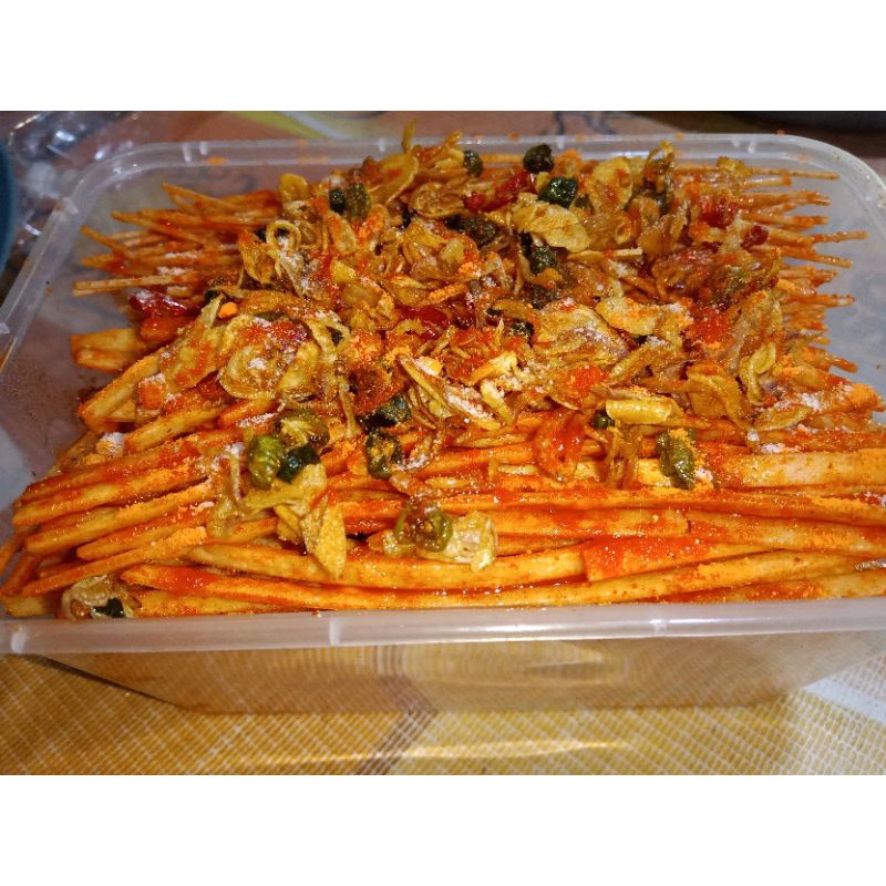 

BITING/ MIE LIDI PEDAS SAMBAL RICA RICA 250gr