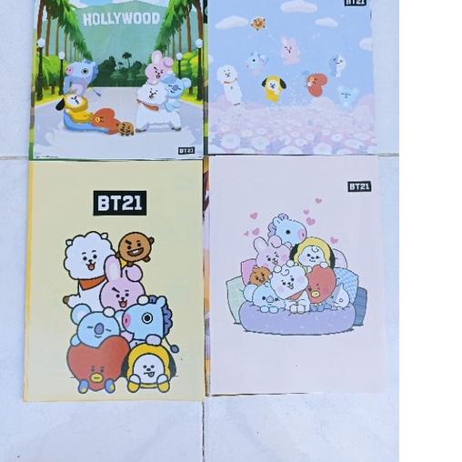 

Star 10.10 BUKU TULIS BTS BT21 isi 38 merk SIDU