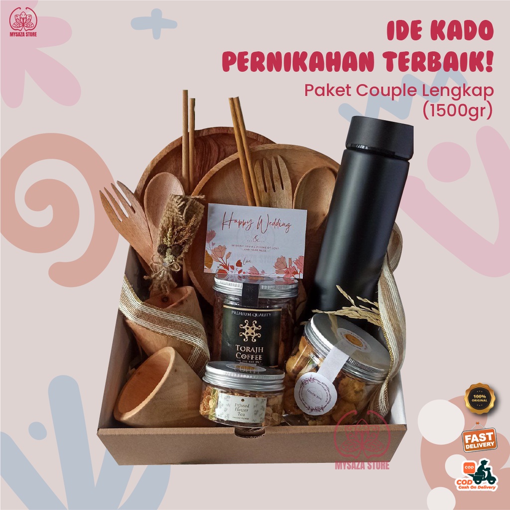 

Paket Hampers Wedding Couple Hadiah Anniversary Pernikahan Kado Souvenir Seserahan By Mysazastore
