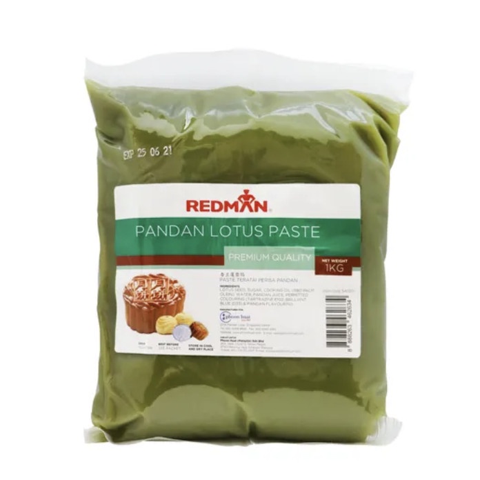 

Ready stock REDMAN MOONCAKE PASTE PANDAN LOTUS 1KG