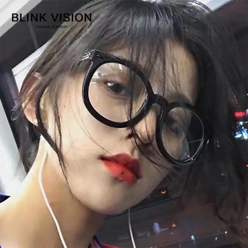 0 ~ -6.00 Tiktok Fashion Gaya Korea Kacamata Minus Miopia Baru untuk Wanita Pria Anti Cahaya Biru Un