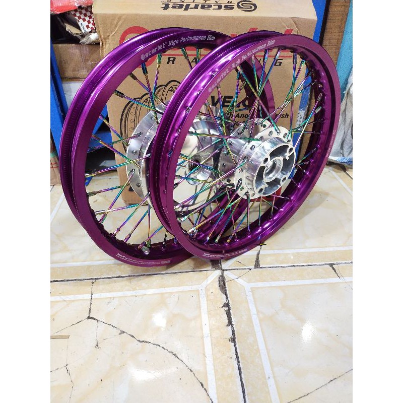 Jual Scarlet Velg Paketan Ring Ungu Jari Pelangi Untuk Vario