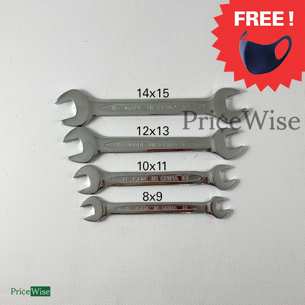 Kunci Pas Kilat Set 4 Pcs Fukung Asli / Open End Wrench Fukung