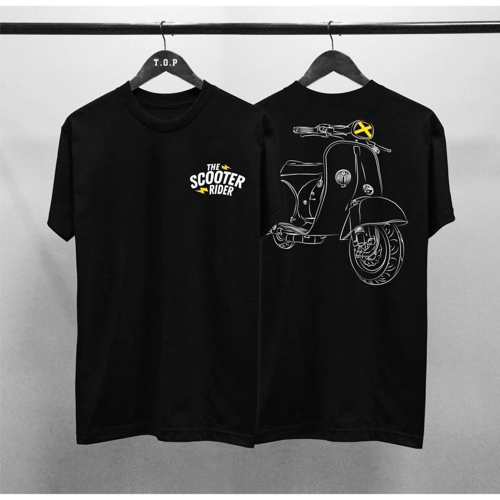 KAOS PRIA II KAOS DISTRO II BAJU TSHIRT SCOOTER RIDER