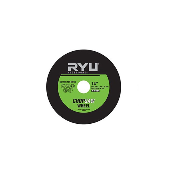 RYU Batu Potong Besi 14 Inch / Cut Off Wheel Chopsaw Double Layer 14&quot; / Cutting Wheel 14inch