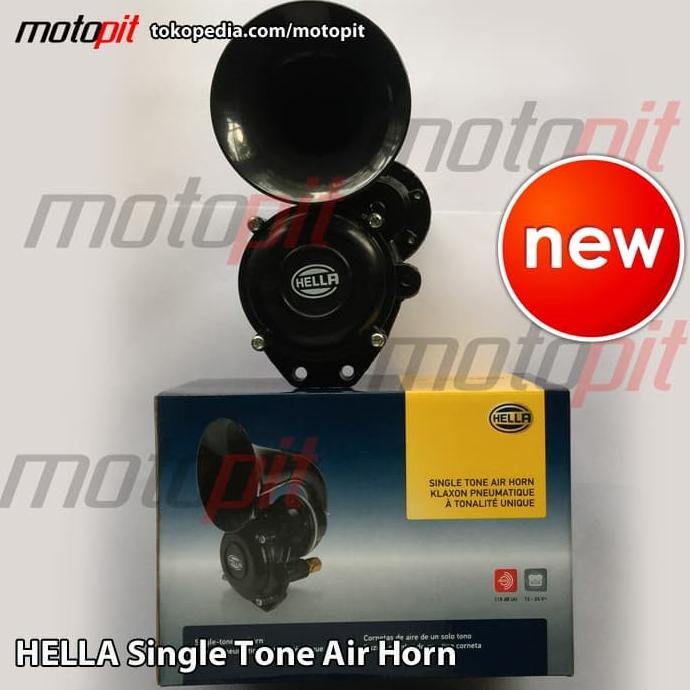 HELLA Klakson Single Tone Air Horn Bus Truk Wajib Kompresor Angin 24V Buru Order