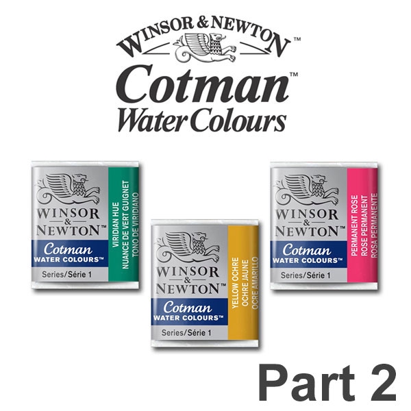 

Winsor & Newton Cotman Watercolours - Half Pan Refill (Part 2)