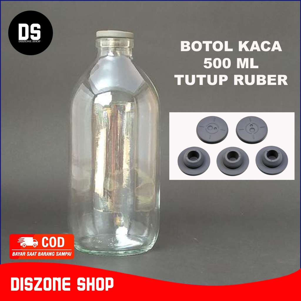 Jual Termurah Botol Kaca 500 Ml Tutup Karet Botol Susu Botol Asi Botol Kaca Asi 500ml 5620