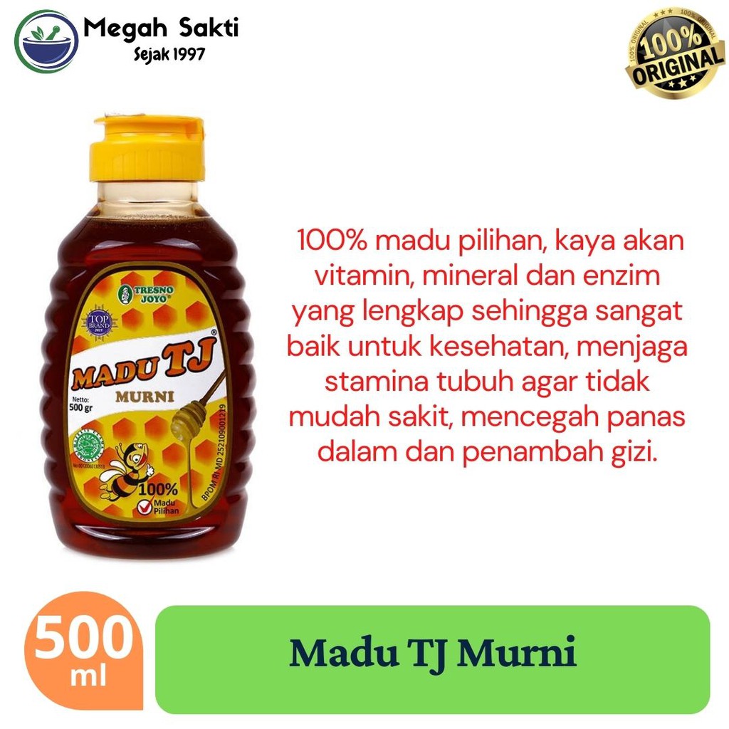 

MGS - Madu TJ MURNI 500ml / Madu Murni Tresnojoyo