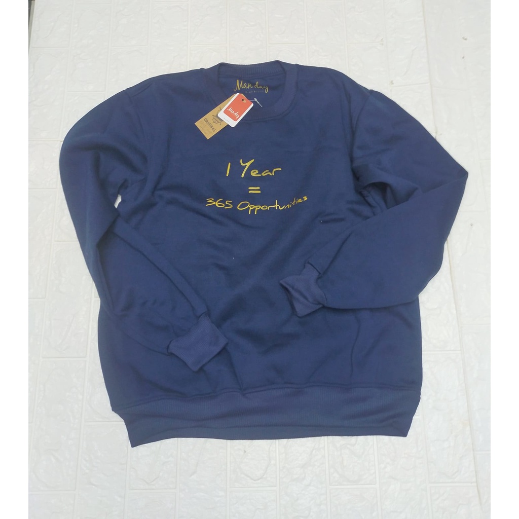 sweater Oneck krew neck premium pria wanita terbaru