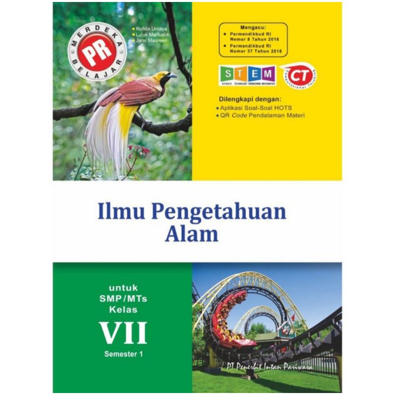 Buku PR IPA Kelas 7 Semester 1 Revisi Intan Pariwara