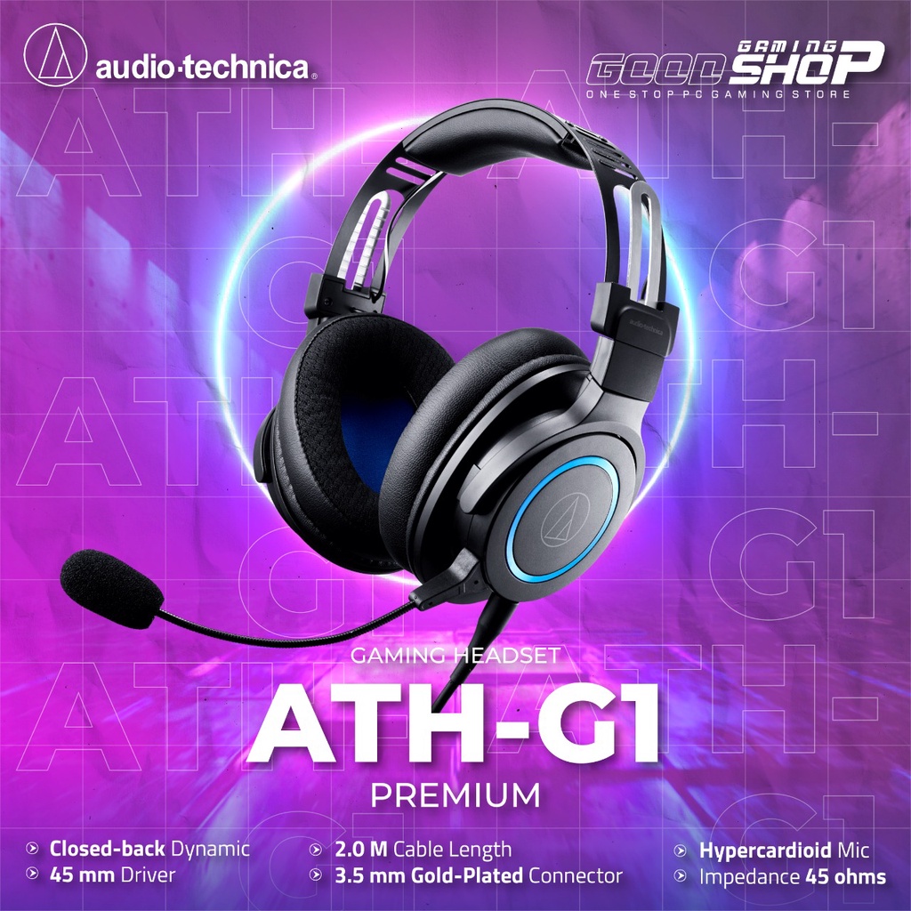 Audio Technica ATH-G1 Premium - Gaming Headset