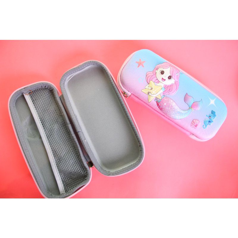 PENSIL CASE EMBOSE KOTAK PENSIL ATK TIMBUL 6D KARAKTER UNICORN/LOL/SPIDERMAN/CAPTAIN P002-4