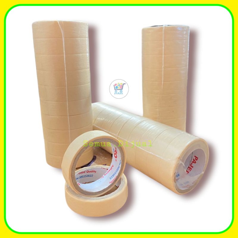 

Masking Tape 3/4 Solasi Kertas Isolasi Kertas kecil 3meter