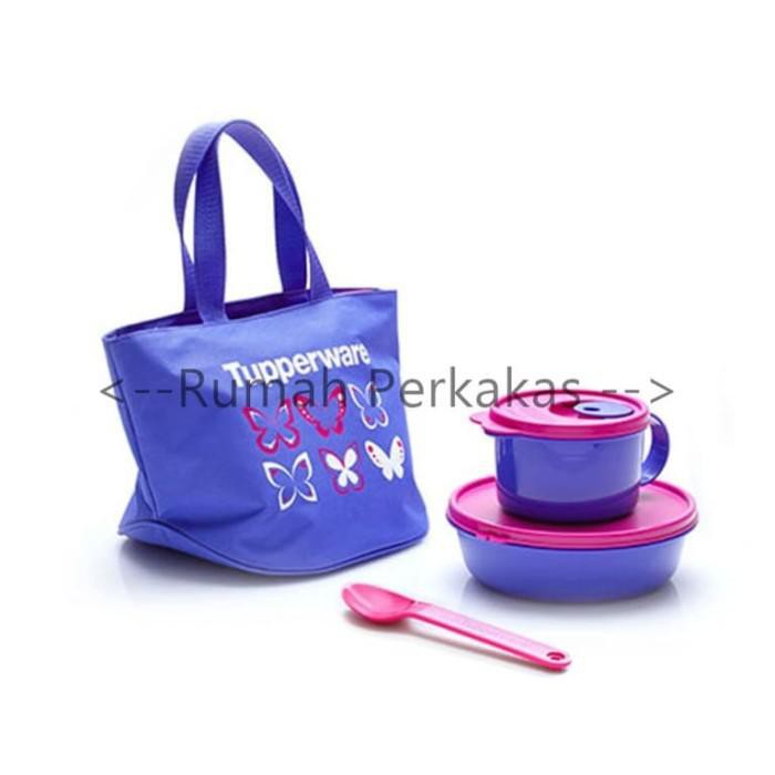 (ORIGINAL TAPERWARE) Tupperware Delight Set tas bekal makan dengan tas TERMURAH