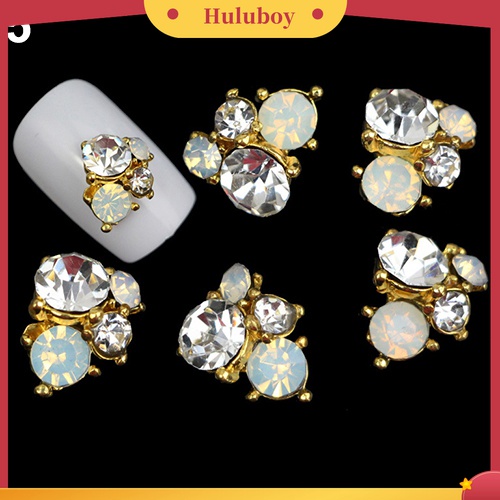 Huluboy Huluboy♡ 10pcs Kristal Berlian Imitasi 3D DIY Untuk Dekorasi Manicure