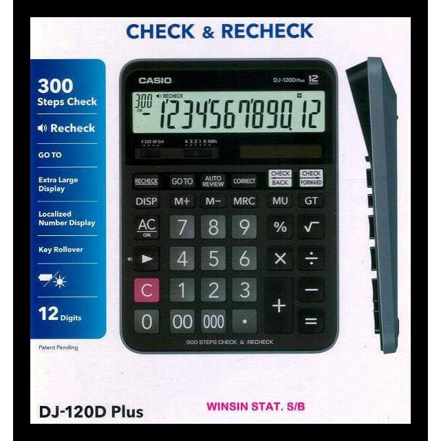 

Murmer Kalkulator Check & Correct Casio Dj-120D Terbaru
