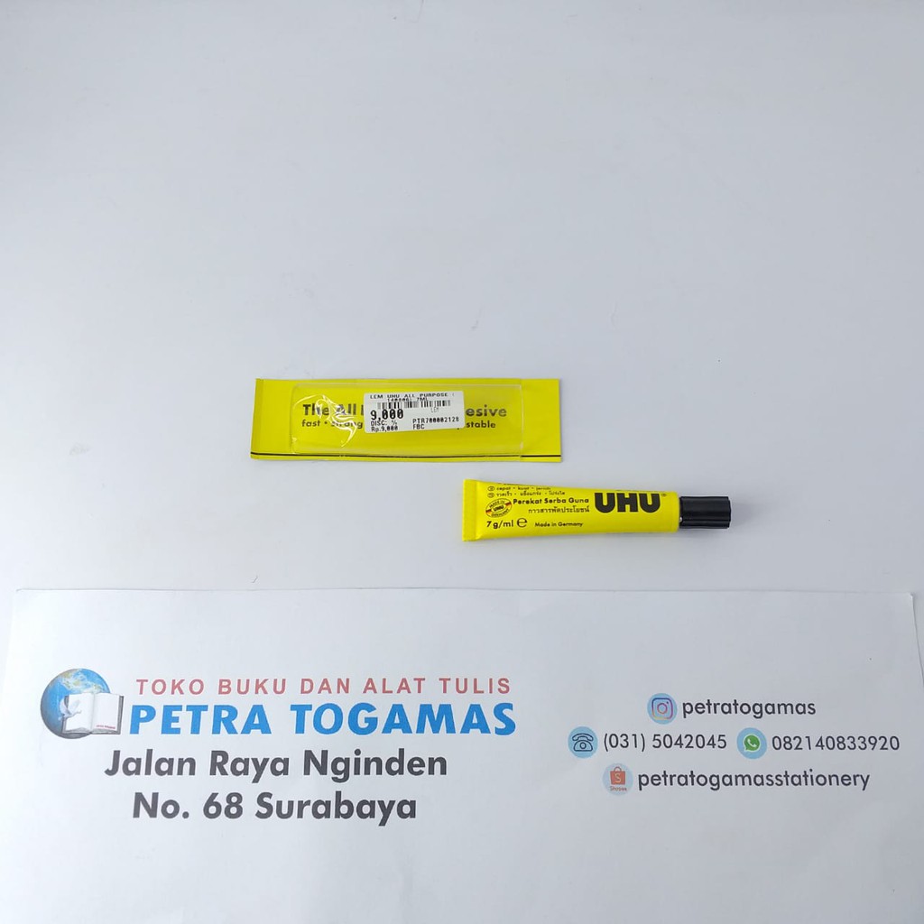 

LEM UHU ALL PURPOSE 7ML/SUPER GLUE 3ML JUMBO CARD