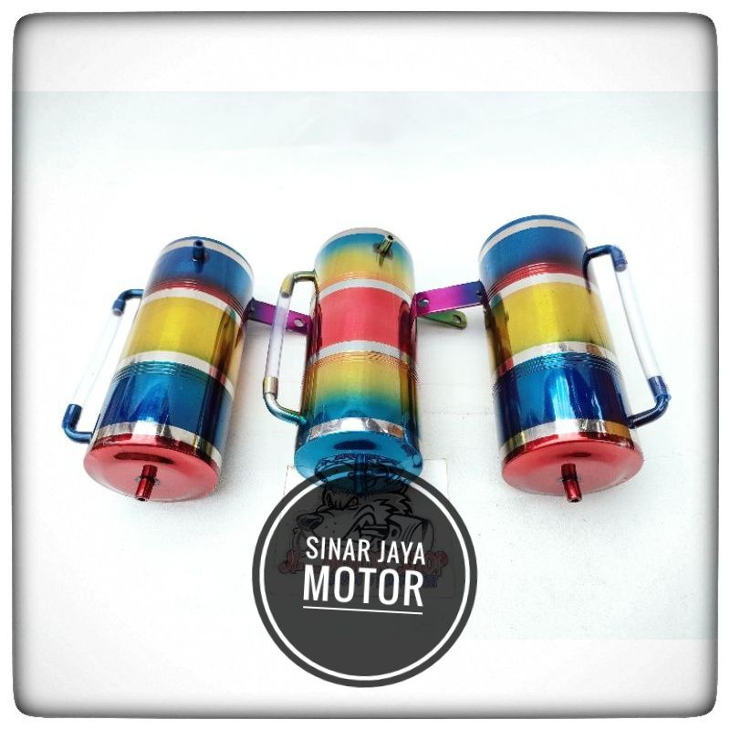 botol oli pelangi samping air radiator ninja 150 ninja r ninja rr rxking vixion mx fu laen laen