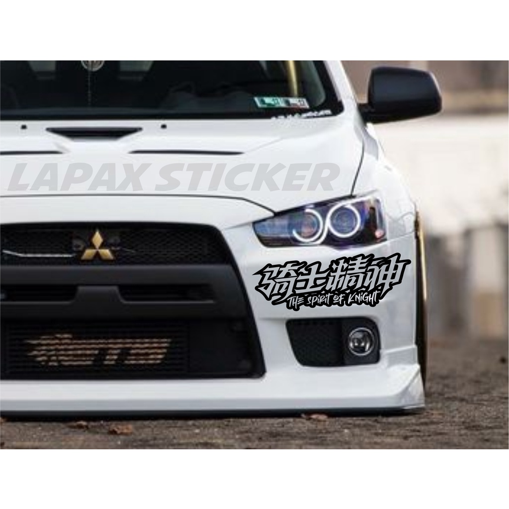 stiker body mobil the spirit of knight cutting sticker body mobil