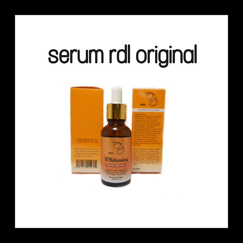 Serum Serum  Fair&amp; Lovely / Rdl Whitening Original / Facial Serum Ori-30 ml