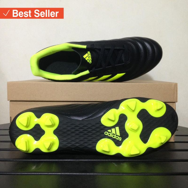 Sepatu Olahraga murah Harga Terjangkau / Sepatu Bola Adidas Copa 19.4 FG Black Solar Yellow BB8091