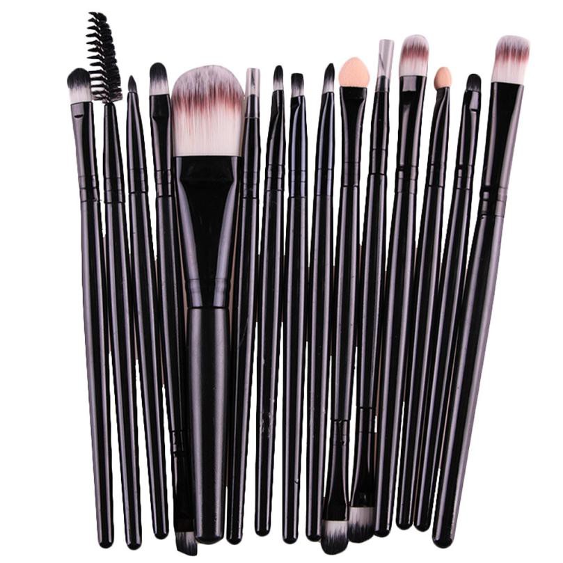 Kuas Make Up 15 Set - Black