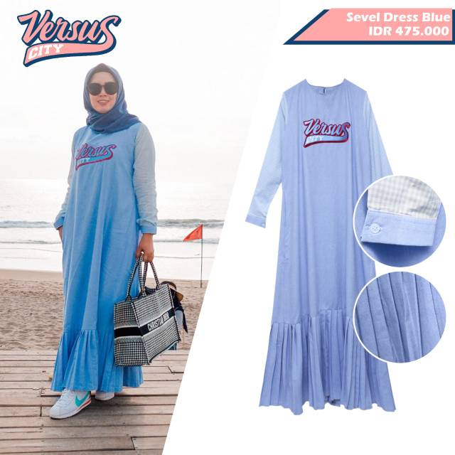 Versus city sevel dress blue