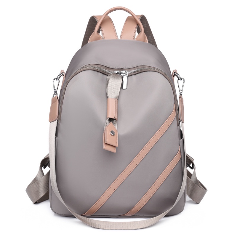 TAS RANSEL WANITA KOREA IMPORT ANTI AIR GREY BACKPACK CEWEK MURAH DANIELE TA595G2 GENDONG PUNGGUNG SEKOLAH KERJA KULIAH FASHION PREMIUM BATAM REMAJA KEKINIAN