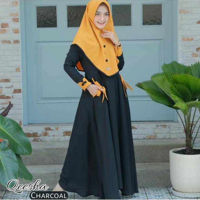 COD GAMIS QEESHA TANPA HIJAB//GAMIS WANITA