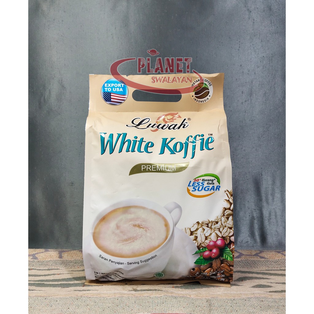 

LUWAK WHITE KOFFIE LESS SUGAR