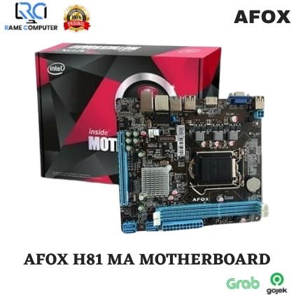 AFOX H81 MA MOTHERBOARD INTEL LGA 1150 HASWELL