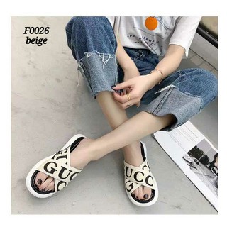  Sandal  GUCCI  Fashion Korea FLS 0026 VBN 71 sendal impor 