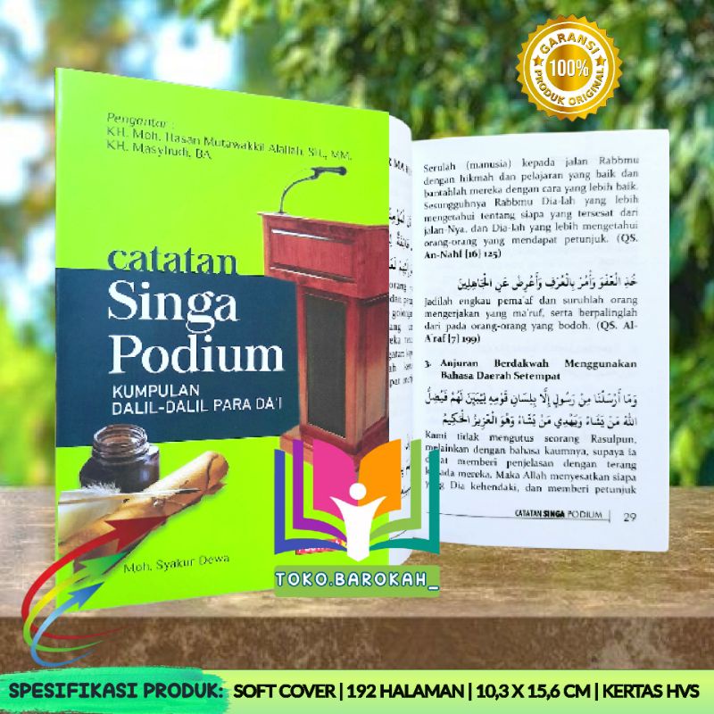 Catatan Singa Podium Kumpulan Dalil Dalil Para Da'i Buku Dalil Dalil Para Dai