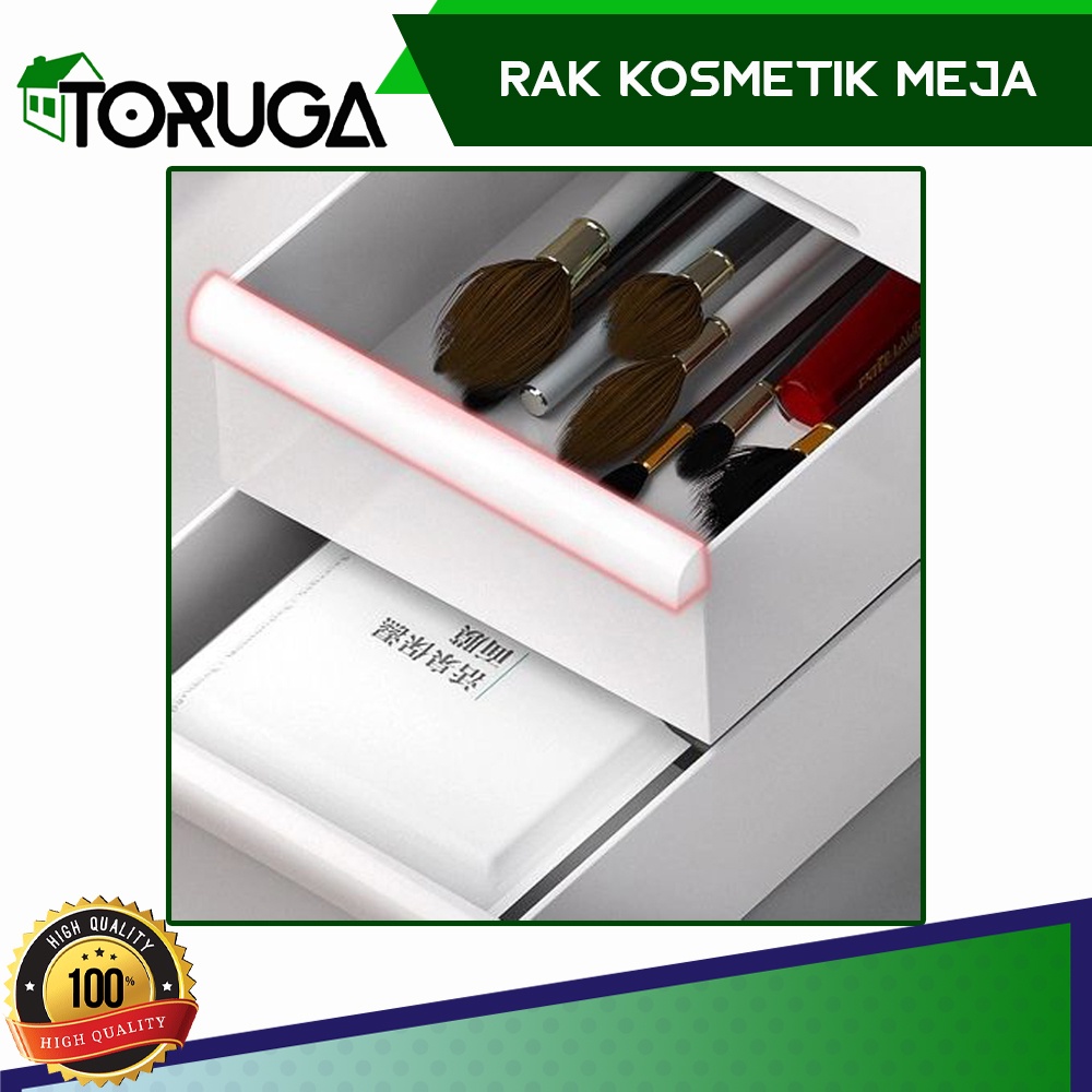 Rak Kosmetik Tempat Makeup Storage Tempat Penyimpanan Skincare D44