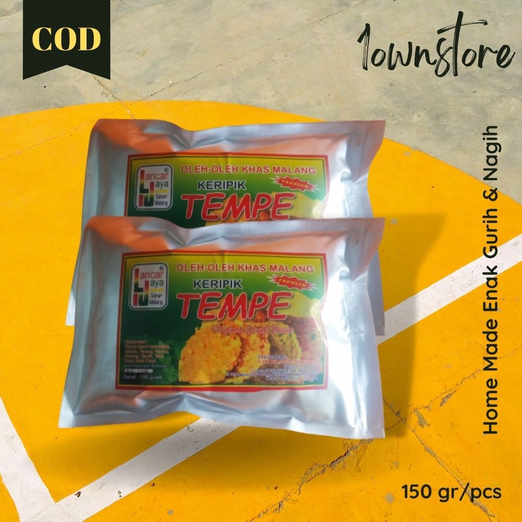 

Paket Keripik Tempe Goreng Malang Kripik Lancar Jaya Rasa Original Jeruk Purut Tempeh Chips isi 12 pcs