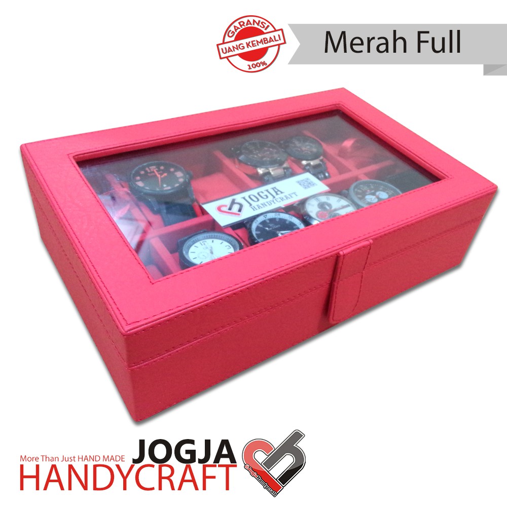 (PROMO) Kotak Tempat Jam Tangan Isi 12 , Watch Box, Wadah Jam, Box Jam