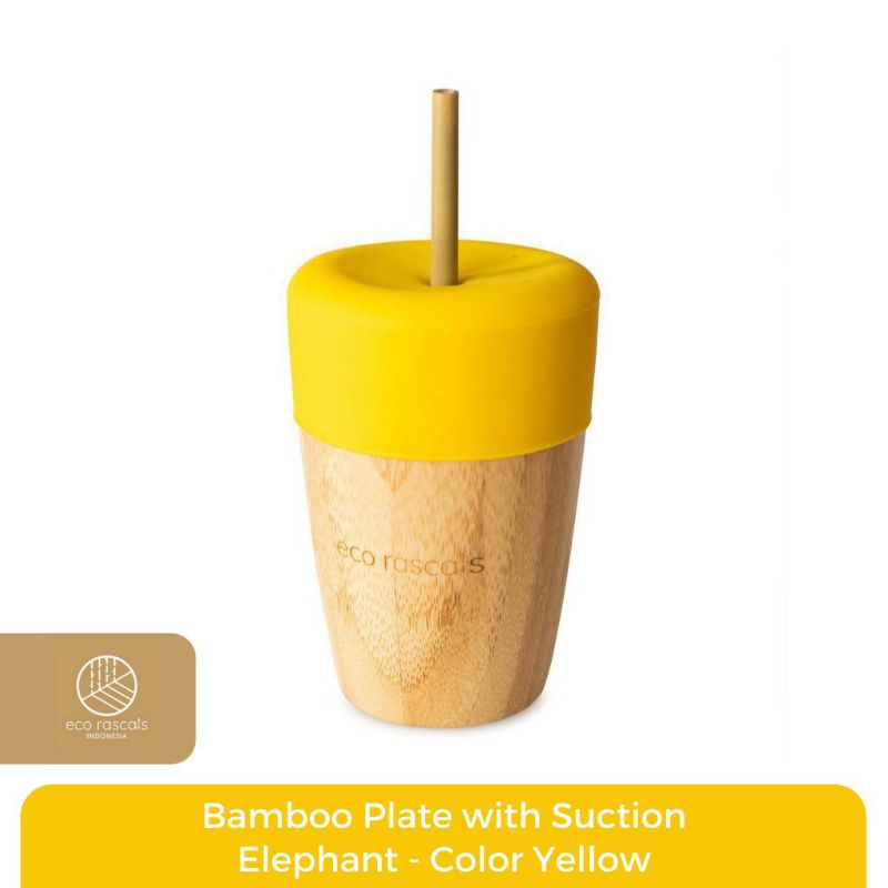 Eco Rascals Bamboo Large Cup and Straw