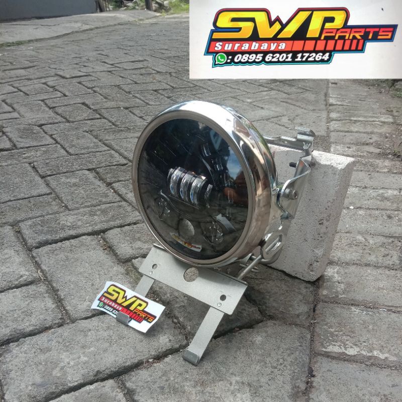 Lampu Ninja Ss set lampu Daymaker Pangkon brecket Set