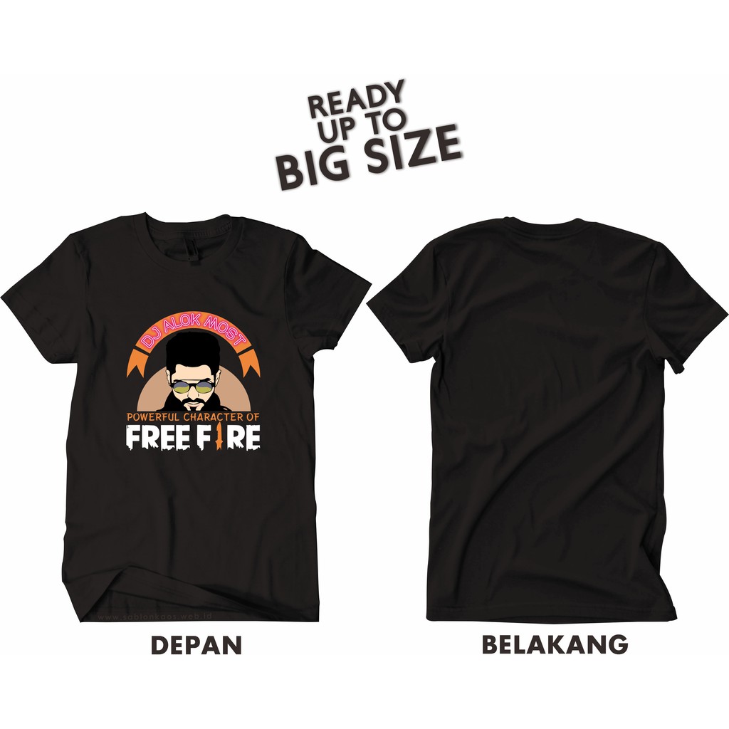 KAOS FREE FIRE / KAOS DJ ALOK