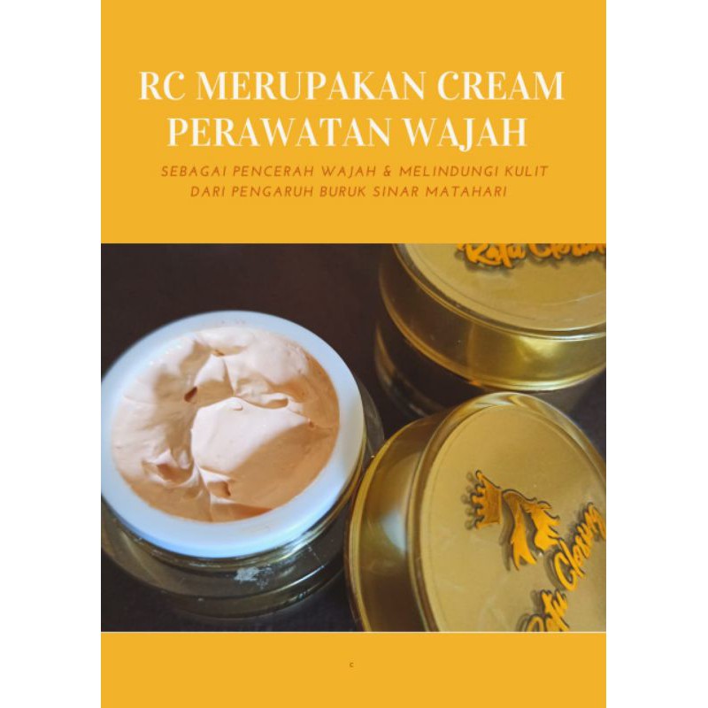 COSMETIC RC GLOWING MURAH