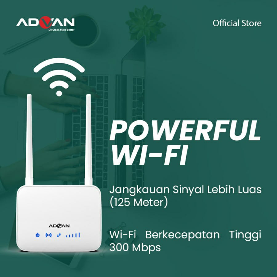 Orbit Advan CPE Start Modem Router Wifi 4G Free Kuota 150GB