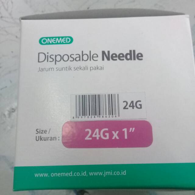 Needle / jarum no 23G... 26G,